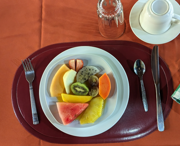 Typical dish at the restaurant